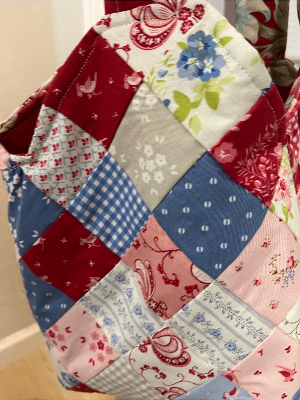Colorful Small Mondo Tote Bag. New. Cotton. - Picture 2 of 4